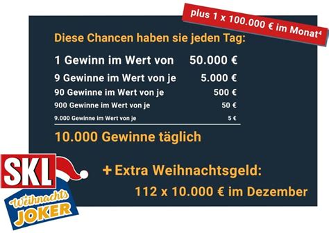 skl traum joker|skl gewinnerliste.